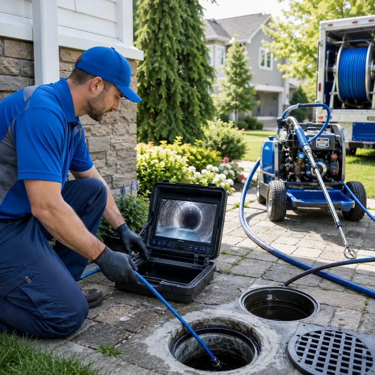 Outdoor drain cleaning professionals serving Purmela, TX