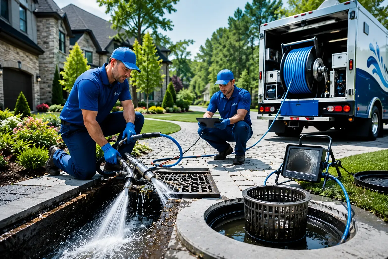 Local outdoor drain cleaning professionals in Purmela, TX