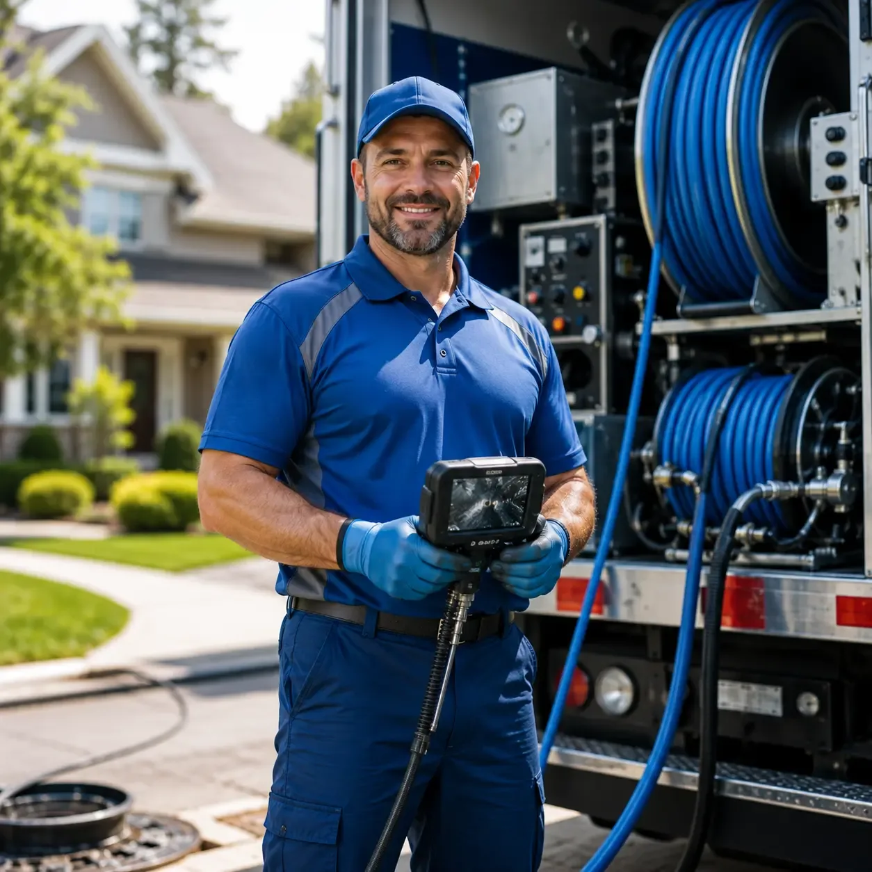 Local outdoor drain cleaning specialists in Purmela, TX